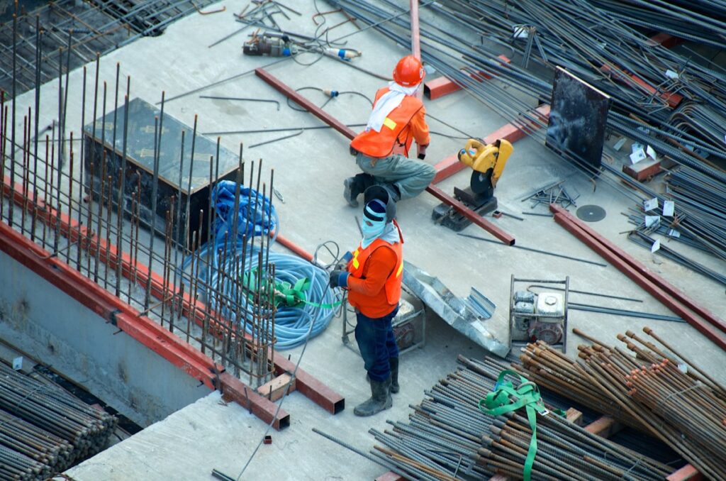 Construction accident site in Westchester County